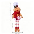 thumbnail image 3 of Dalxymotic Christmas Gingerbread Ornaments, Decorative Wooden Bead Figurines, European Toy Decorations, Christmas Decorations Indoor Outdoor Winter Decor for Home, Mantel, Shelf, 3 of 7