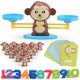 thumbnail image 1 of Juego De Mesa De Juego De Juguete Mono Balanza De Equilibrio Juego De Conteo De Números Juguete De Aprendizaje Juguetes Educativos Para Edades Tempranas Para Niños Regalo Serendint FN002601-00, 1 of 6