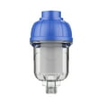 thumbnail image 1 of Clearance! Water Heater Pre Filter with Stainless Steel Net Reusable Sediment Water Filter Spin Down Sediment Filter for Washing Machines Water Heaters Shower Filter for Cleaner Water Dirt F Blue, 1 of 8