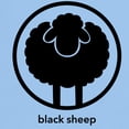 thumbnail image 3 of CafePress - Black Sheep T Shirt - Men's Classic Graphic T-Shirt, 3 of 4