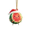 thumbnail image 2 of Lssam Watermelon Christmas Ornaments, Festive Mini Fruit Decor for Tree Hanging, Cute Winter Gift for Holiday Party Favors & Indoor Outdoor Decor, 2 of 8