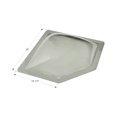thumbnail image 2 of Icon Skylight 12144 Dôme à Bulles de 7 Pouces de Hauteur; Angle Néo; pour Ouverture de 24 Pouces de Longueur x 14-1/4 Pouces de Largeur; Bride de 28 Pouces de Longueur x 18-1/4 Pouces de Largeur; Fumée; Polycarbonate; Sans Store; Simple, 2 of 4