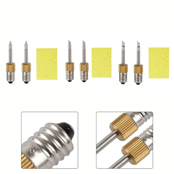 E10 Interface Soldering Iron Tip Usb Soldering Tip Set B C K Type 2-Piece Set Wireless Battery Soldering Tip Tip-C Fangkenuo