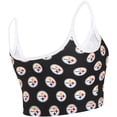 thumbnail image 3 of Women's Concepts Sport Black Pittsburgh Steelers Gauge Lounge Bralette, 3 of 3
