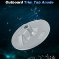 thumbnail image 5 of Boat Motor Trim Tab Anode W/ Bolt For Mercury Mariner 35-300 HP Outboard Motors for mercruiser Alpha One Gen 2 For Bravo I, II, III Stern Drives, Zinc Anode 76214/762142/18-6016A, 5 of 7