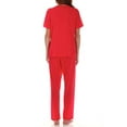 thumbnail image 3 of Women's Shadowline 76280 Petals Pajama Set (Purple XL), 3 of 3
