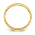 thumbnail image 2 of Auriga 14k Yellow Gold Migraine Half-Round Wedding Band Size- 12 for Women, 2 of 6