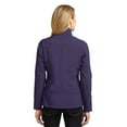 thumbnail image 2 of Port Authority Ladies Welded Soft Shell Jacket-3XL (Posh Purple), 2 of 6