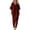 Red, variant on Bosfbaoi Dresses For Women Linen Cotton kaftan Maxi Dress V-Neck Batwing Sleeve Summer Dress Lightweight Loose Women Dresses Beach Cover Up with Side Slit