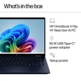 thumbnail image 1 of HP OmniBook X Flip 2 en 1 - Copilot+ PC - Laptop táctil 14" 2K - Intel Core Ultra 7 - 16GB RAM - SSD 1TB - Azul Atmosférico, 1 of 3