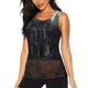 thumbnail image 1 of Fotbe Gloomy Mansion Forest Scene Blusas Sin Mangas para Mujer – Estilo Casual, Corte Suelto, Slim-Fit, Cuello Redondo Deportivo, Tops de Verano para Gimnasio y Yoga-Medium, 1 of 7