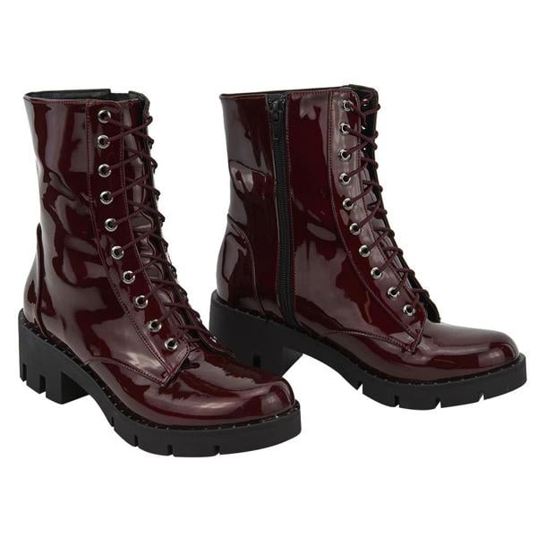 Botines Casuales Botines Mundo Terra Bota Dama Vino Mundo Terra