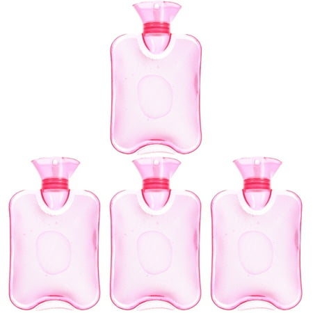 

TOYMYTOY 4pcs Hot Water Bottle Portable Hot Water Bag Household Hot Water Bottle Winter Supply