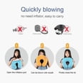 thumbnail image 3 of Typpkmm Almohada De Viaje Para Coche with Almohada Inflable Para El Cuello, 3 of 7