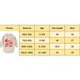 thumbnail image 4 of Bagilaanoe Newborn Baby Girl Oversized Romper Sweatshirt Long Sleeve Bodysuits Print Pullover 3M 6M 12M 18M Infant Casual Tee Tops, 4 of 7