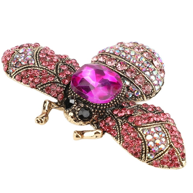 Bijou Broche, Bijou Broche Femme Rétro Décoratif Beau Attrayant pour Mariages Vert, Bleu, Rose Rouge, Café