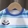 thumbnail image 5 of CAICJ98 Infant Toddler Baby Girl Boy Shirts 6 12 18 24 Months 2T 3T 4T 5T Unisex Short Sleeve Graphic Cute Animals Cartoon Print Comfort Crewneck T-Shirts (Blue,6-8 Months), 5 of 7