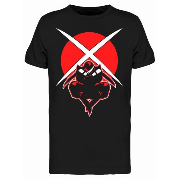 Ninja Slash Logo Mascot Tee Men's -Image by Shutterstock
