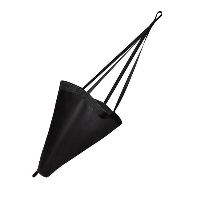 Soidarity 24 pulgadas Kayak Sock PVC Drogue Recuperación Freno de remolque Botes inflables portátiles Deportes acuáticos Canotaje Reemplazable Deportes acuáticos Negro Utan boll Soidarity OD021165-01