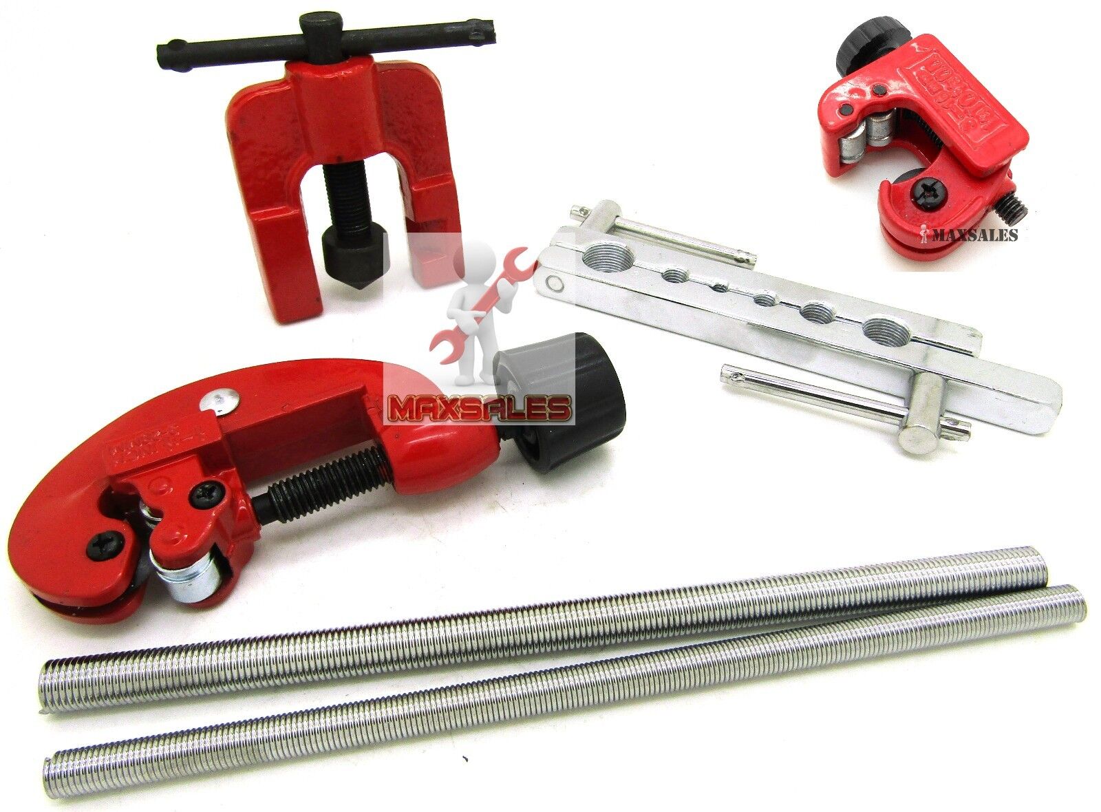 New 7PC FLARING TOOL KIT Tubing Cutter, Bending Tubes