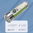 thumbnail image 4 of Mini Keychain Flashlight Type-c Fast Charging Strong Magnetic Warning Light For Outdoor Hiking Camping 520C, 4 of 5