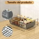 thumbnail image 3 of 2pcs Organizador de Gabinete Extraíble, organizador de cajones, No Drill, Profundidad (15.5"-22.2"), Organizador de Cocina Alacena Extraíble, para Cocina y Despensa, 3 of 8