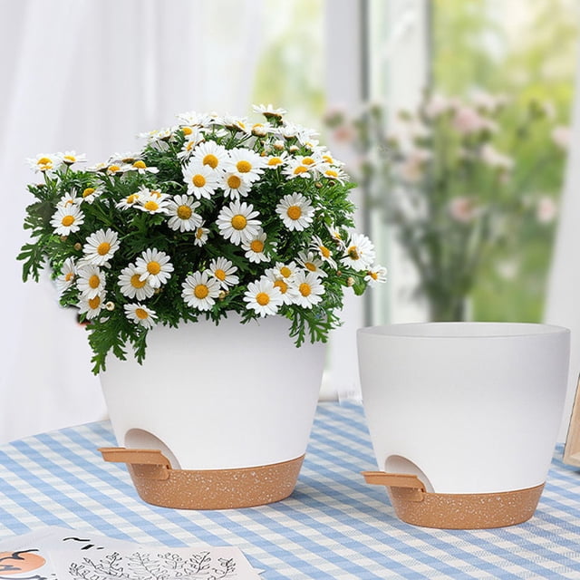 PENIKOKO 3Ud Macetas Auto Para Plantas De Interior Con Simple Y Funcional