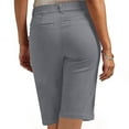 thumbnail image 6 of WMTBSRSW Women's Bermuda Shorts Plus Size Cassy Knee Length Long Shorts Comfy Walking Shorts for Women with Pockets, 6 of 7