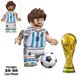 thumbnail image 2 of Figuras de Fútbol 8 Piezas – Estrellas del Balompié Messi Neymar Mbappé Cristiano, Juguete de Bloques de Construcción para Coleccionistas, 2 of 8