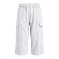 thumbnail image 7 of Maean Boys Capris Pants Sweatpants Wide Leg Elastic Waist Casual Loose Cargo Pant with Pockets, 7 of 7
