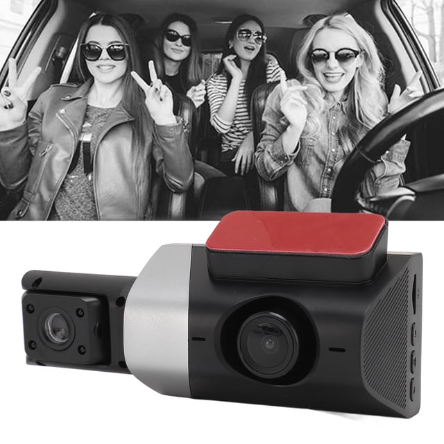 Grabadora De Coche Con Triple Cámara, Cámara De Salpicadero De 3 Canales, Detección De Movimiento 1080P, Pantalla De 3,0 Pulgadas, Profesional Para Coches