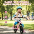 thumbnail image 6 of Costway Honeyjoy 11” Lightweight Toddler Balance Bike, Tool-Free Adjustable Seat & Handlebar Pink, 6 of 10