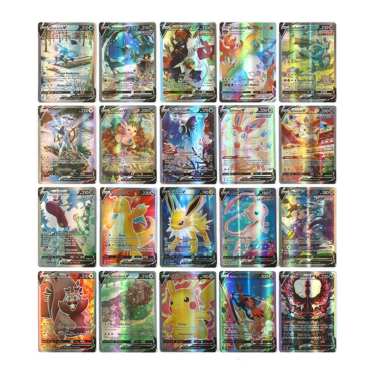 54-300Pcs Pokemon Cards 300 V MAX 300 GX Best Selling Children Battle  English Version Game