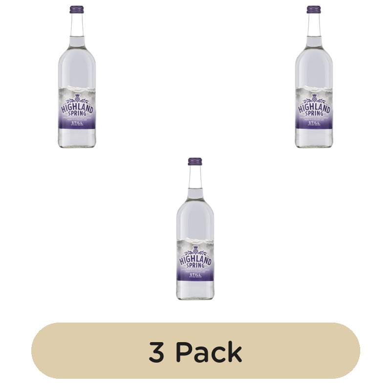 Highland Spring Still Water Glass 750ml, British Import (Pack of 3)