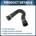 thumbnail image 6 of Unique Bargains Radiator Hose Heater Hose No.8R0121101C for Audi Q5 3.0L 2013-2017 Black Rubber 1 Pc Water Pipe On Water Pipe Good Sealing, 6 of 7