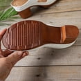 thumbnail image 3 of WMTBSRSW Women's Comfort Chunky Heel Sandals Two Strap Round Open Toe Mules Heels Platform Block Heeled Sandals Stylish & Comfortable for Daily Wear, Work, & Party Events, 3 of 9