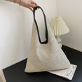 thumbnail image 6 of Jiibva Weave Shoulder Bag for Women Crossbody Bag Straw Shoulder Bag Bucket Handbags for Beach Holiday Shoulder Bags, 6 of 7