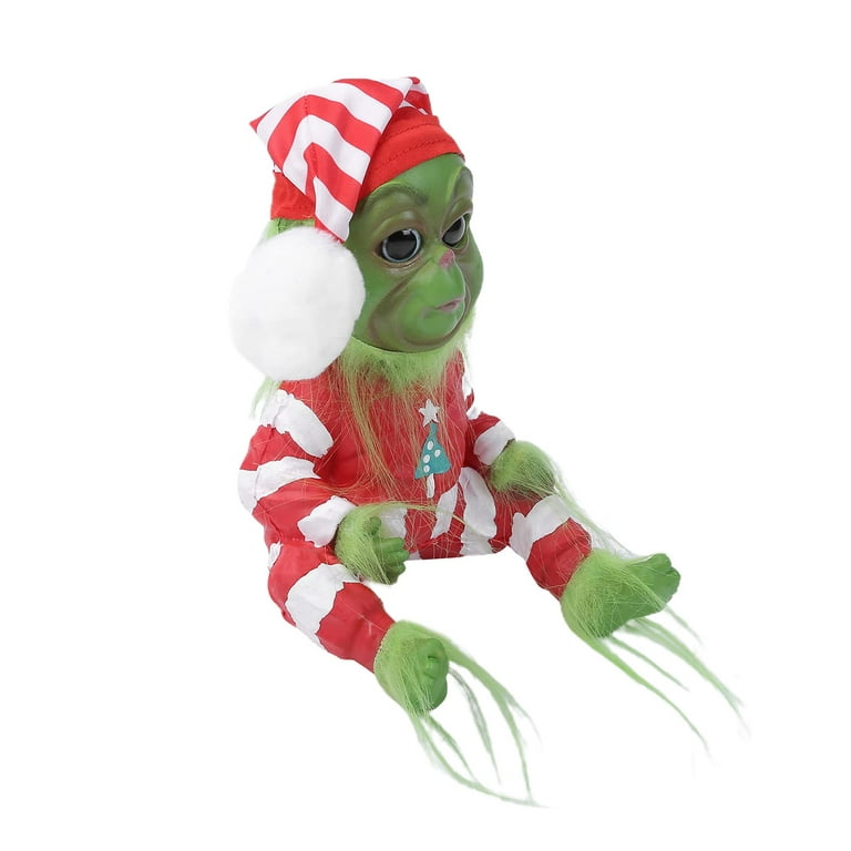  Grinch Plush Gift Set With Removable Santa Suit, Green : Toys &  Games