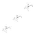 thumbnail image 4 of QualitChoice 1 Pce Accessoires Porte-Bouteille d'Eau Multifonction Porte-Gobelet Vélo Cyclisme Support de Guidon Cage Blanc 3Ensemble, 4 of 6