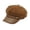 Khaki, variant on AJGRHE Womens Suede Newsboy Cap 8 Panel Paperboy Caps with Leather Brim Vintage Baseball Hat Baker Cabbie Beret Hats Coffee One Size
