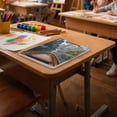 thumbnail image 6 of FORMRS A4 Clipboard Folder with Pen Holder Horizontal Foldable School Office Binder, Wooden Boat, 6 of 9