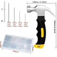 thumbnail image 1 of For 601 Pcs Nail Assortment Kit And Small Hammer Nails For Hanging Pictures Nails For Wall Picture, 1 of 5