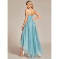 thumbnail image 2 of Princess Floral Empire Waist High-low Prom Dress (style Eo01746), 2 of 5