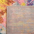 thumbnail image 6 of SAFAVIEH Madison Anabelle Abstract Watercolor Area Rug, Blue/Orange, 8' x 10', 6 of 7