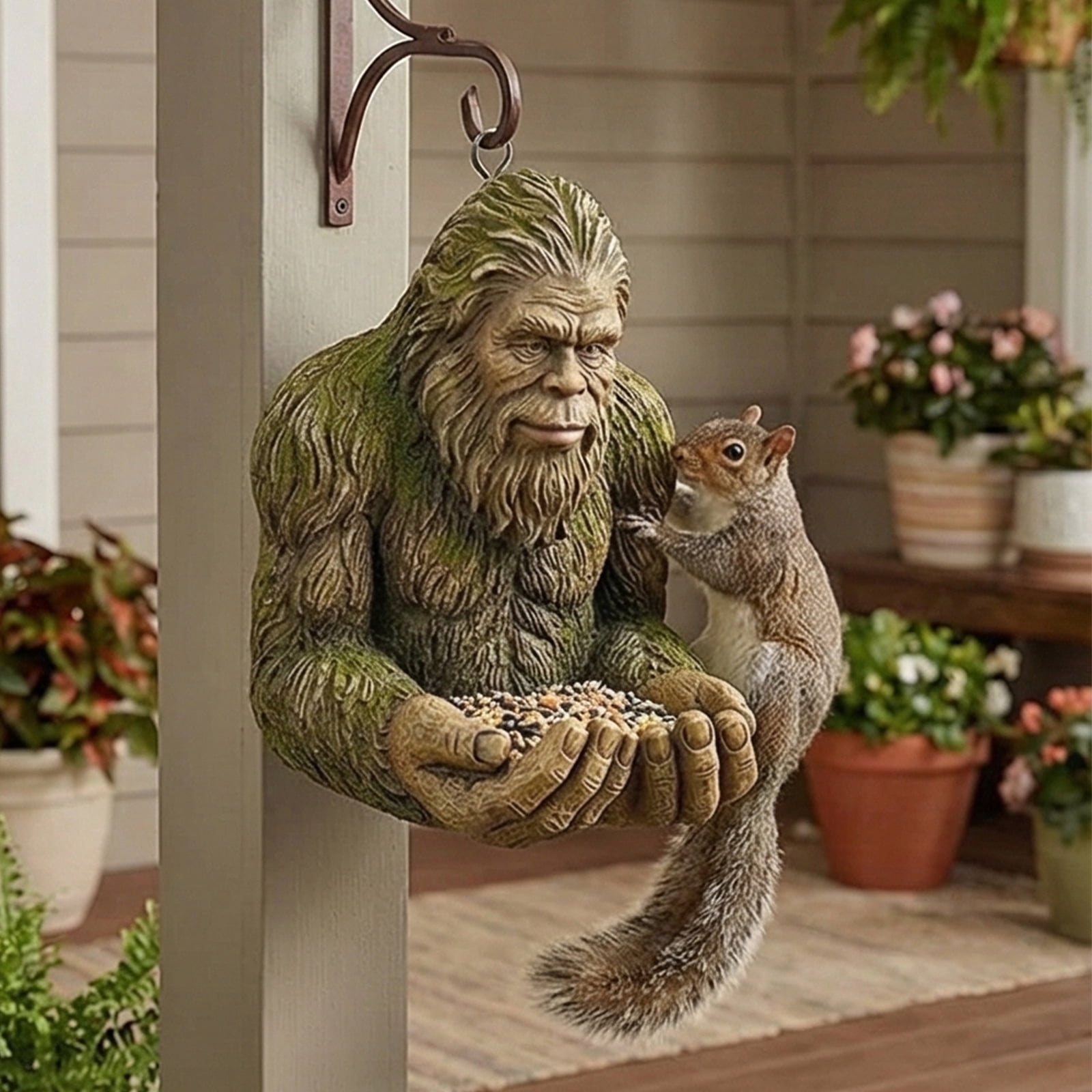 Large Volume Quick Setup Bird Feeder Ornament Reduces Maintenance For Outdoor Use Bird Lovers