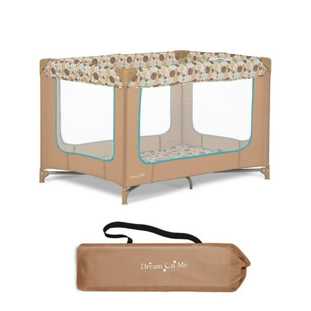 UPC: 0640522772636 | Dream on Me Zodiak Portable Playard with Carry Bag & Shoulder Strap Coffee/Blue Unisex