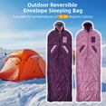 thumbnail image 3 of Adult camping sleeping bag double-sided envelope design, suitable for 10-20°C, 3 of 8