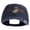 Navy, variant on USMC Design Embroidered Washed Solid Pigment Dyed Cotton Twill Brass Buckle Cap - Olive OSFM
