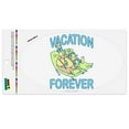 thumbnail image 1 of Rocko's Modern Life Vacation Forever Automotive Car Refrigerator Locker Vinyl Euro Oval Magnet, 1 of 1
