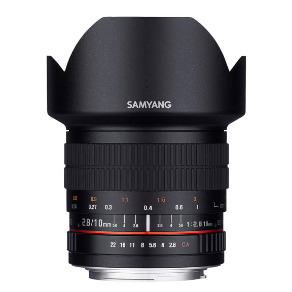 Samyang SY10M-P 10 mm F2.8 ED Aspherical Nano Coating System CS Camera Lens for Pentax K Mount